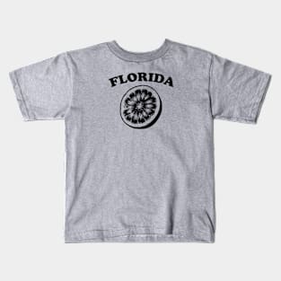 Sunny Florida Orange Kids T-Shirt